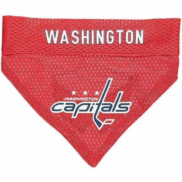 Washington Capitals Reversible Hockey Bandana - Pet - Picture 2 of 2